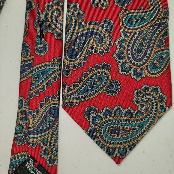 Robert Talbott Carmel by the Sea Pebble Beach 100% Silk Men's Tie - Picture 7 of 7